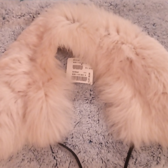 Hallhuber Accessories Nwt Hallhuber White Rabbit Fur Collar Attach